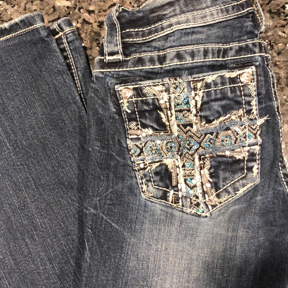 Miss Me boot cut jeans. Size 24.
